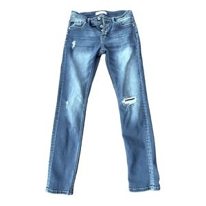 KanCan Eternity Mid-rise Skinny Straight Jeans Size 7/27